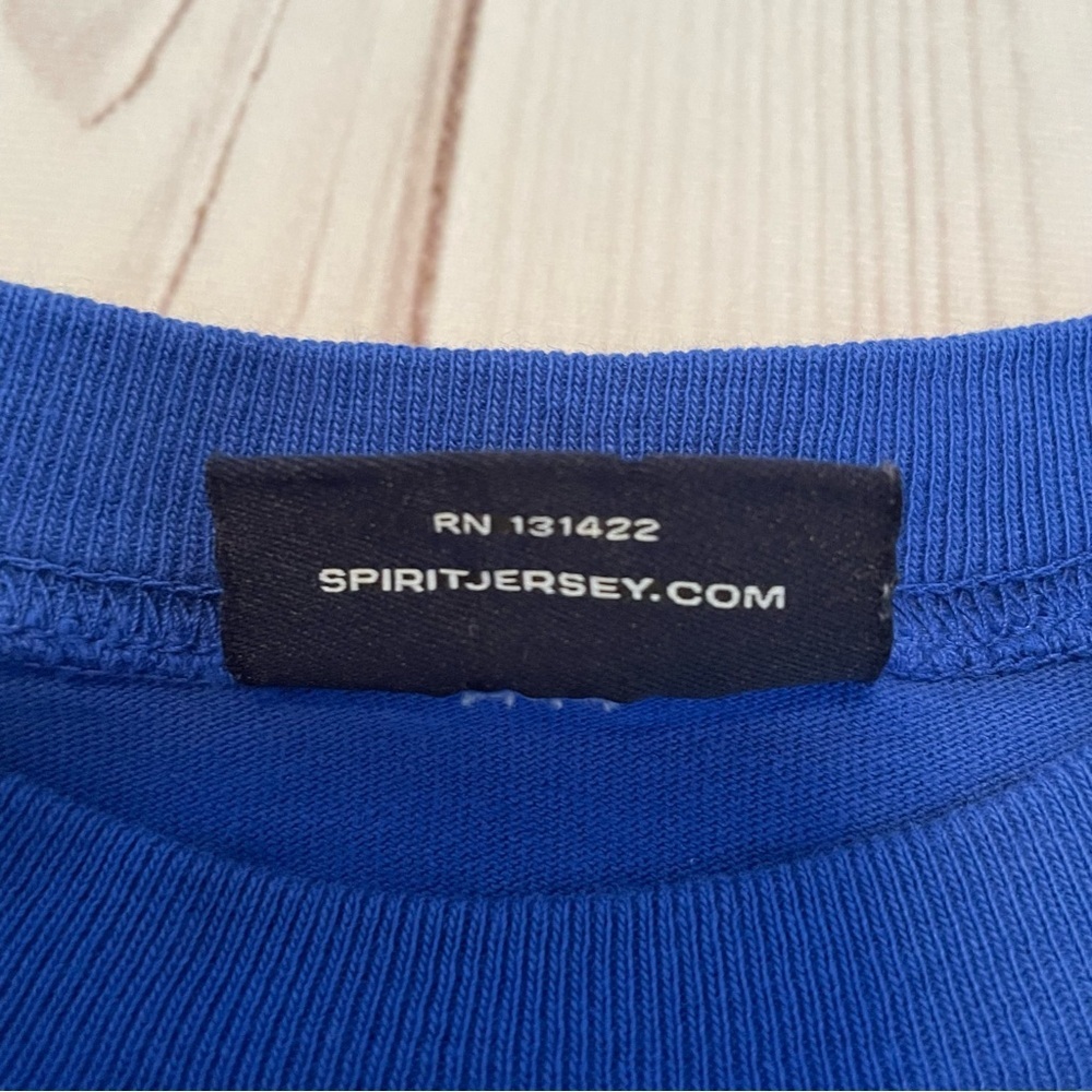 Buffalo Bills Spirit Jersey Shirt Kids Boys Size L Let’s Go Buffalo Long Sleeve - Picture 8 of 15
